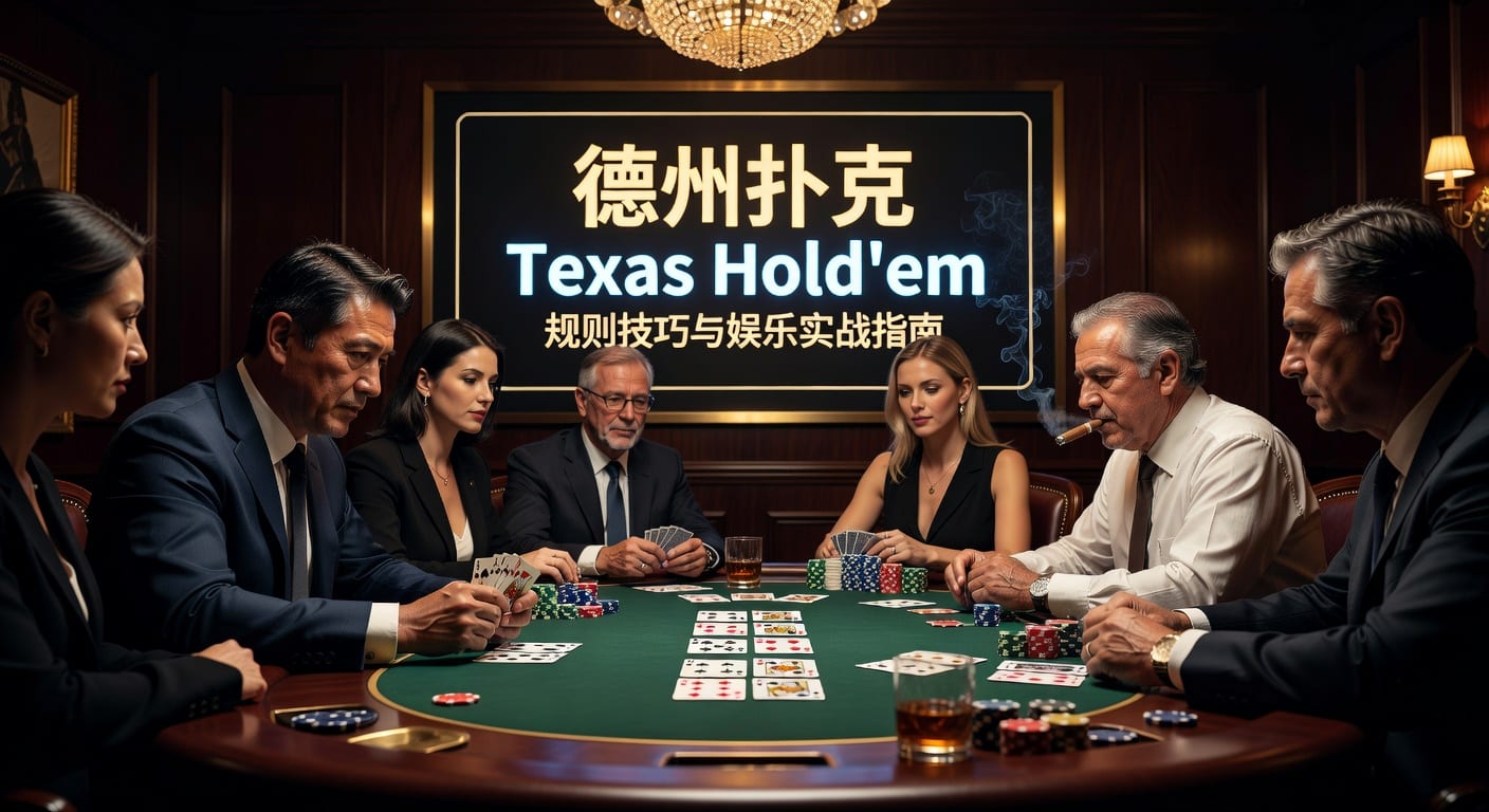 德州扑克 texas hold'em：入门规则与实战判断