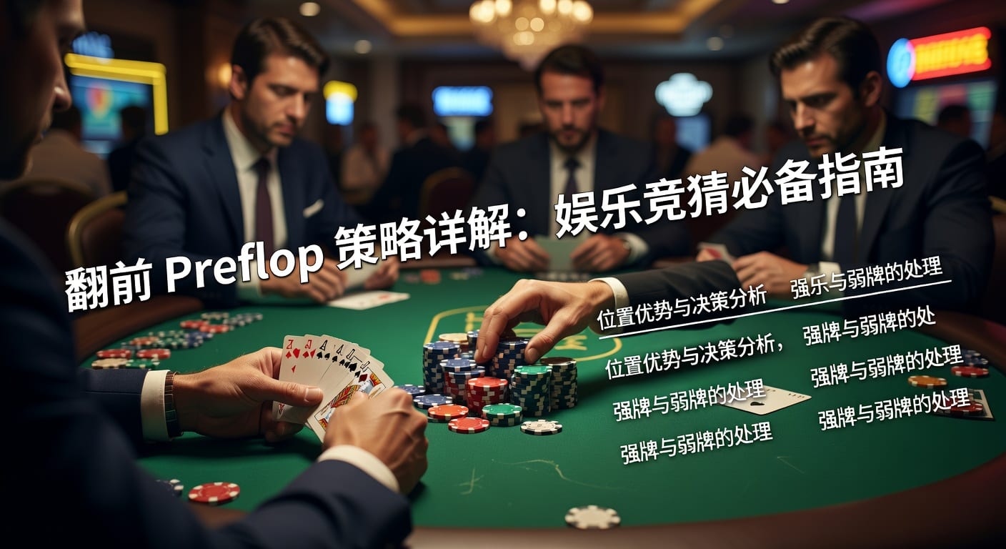 翻前 preflop 实战指南：起手牌、位置与筹码决策