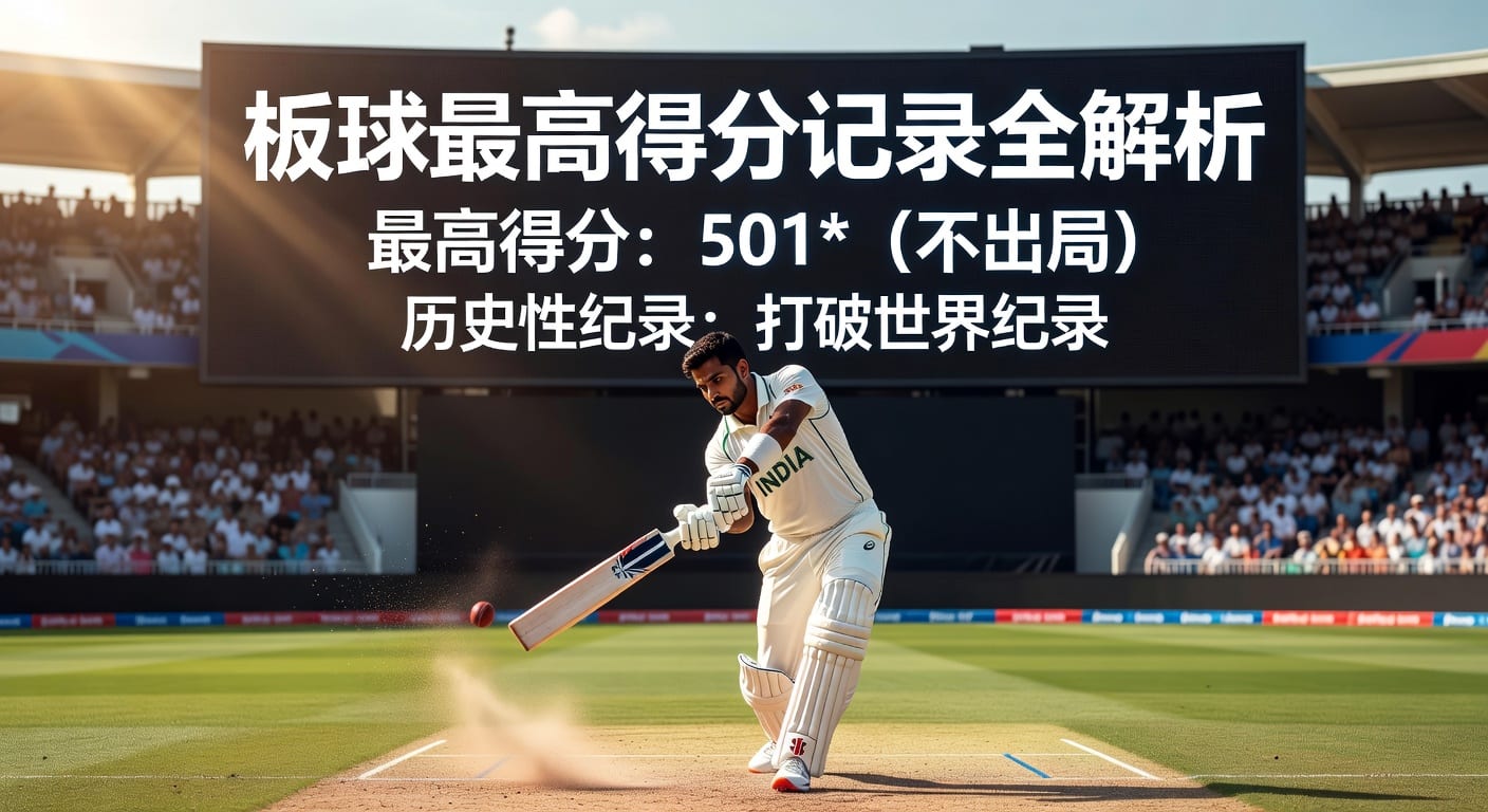 板球最高得分 Highest Score｜2026年纪录与规则解读
